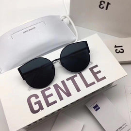 Luxury Brand Design Cat Eye Sunglasses Women Retro Metal Reflective Glasses Women's Mirror Retro Oculos De Sol Gafas