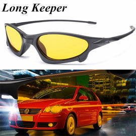 Hot HD Polarized Glasses Night Vision Driving Sunglasses Yellow Lenses AUV400 Anti-glare Women's Sun Glasses Gafas de sol