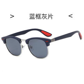 Feiseli Classic Design Square Frame Multi Color Lens Resin Polarized Sunglasses Outdoor Sports Driver Men's Sun Glasses Gift