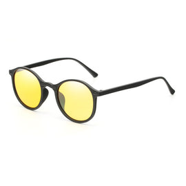 LongKeeper Women's Polarized Night Vision Sunglasses Retro Male Sun Glasses For Cool Goggles Mirror Shades Women Eyewear
