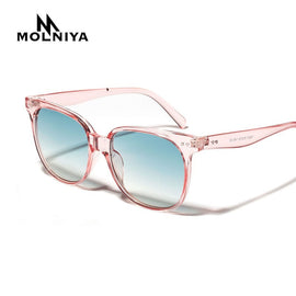 MOLNIY 2019 candy color sunglasses pink frame sunglasses color transparent ocean lens glasses men's vintage sunglasses