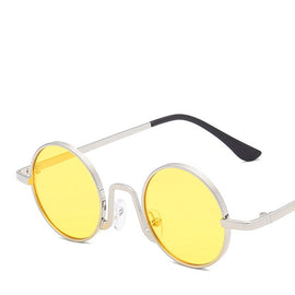 Xinfeite Sunglasses New Retro Small Metal Round Frame Color Coating Travel Summer Sun Glasses For Women X543