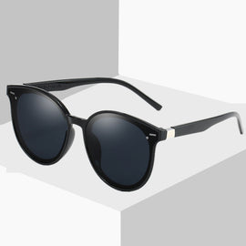 Women's UV Protection Sunglasses Ladies Fashion Big Frame Sun Glasses Women Brand Designer Sunglass Vintage Round Retro Eyewear