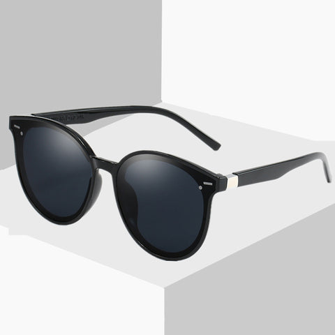 Women's UV Protection Sunglasses Ladies Fashion Big Frame Sun Glasses Women Brand Designer Sunglass Vintage Round Retro Eyewear