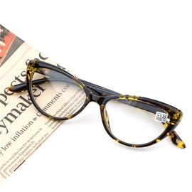 Fashion Cat Eye Reading Glasses Women Leopard color Frame Men Ultralight Women's Prescription Glasses +1.0 1.5 2.0 2.5 3.0 3.5