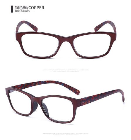 JN IMPRESSION High quality fashion color reading glasses women's ultra - light anti-fatigue glasses magnifying glass T18966