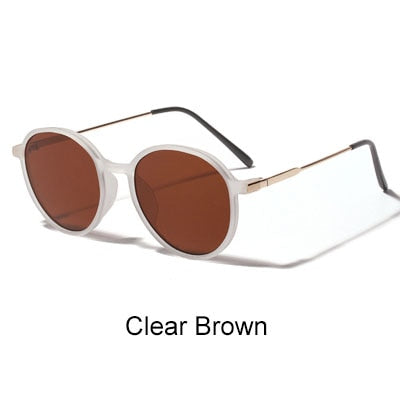 Women's Sunglasses Round Sunglass Retro Vintage Orange Glasses UV400 Woman Sunglases Luxury 2019 Shadows zonnebril dames 8813044