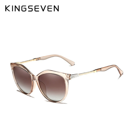 KINGSEVEN 2020 Polarized Women's Sunglasses Gradient Lens Luxury Sun glasses Brand Lentes de sol Mujer