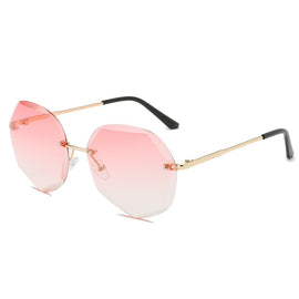 Newest Cool Polygon Shaped Hexagon Fashion Women's Ocean Sheet UV Protection Eyewear Sun Glasses UV400