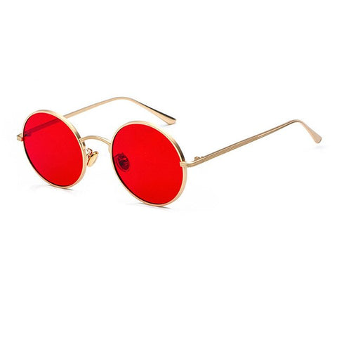 OEC CPO Classic Men Round Sunglasses Women Metal Frame UV400 Sun Glasses Men's Female Fashion Eyewear O90