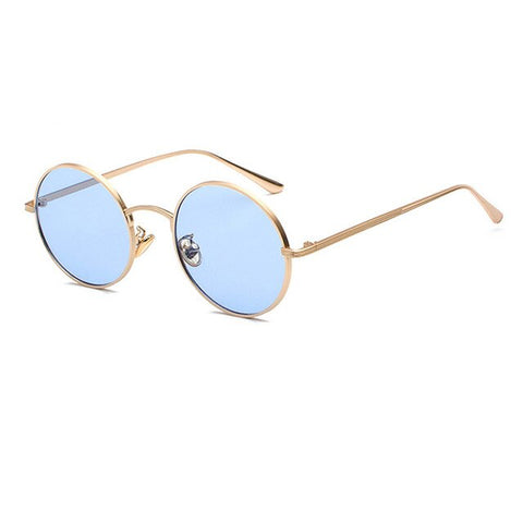 OEC CPO Classic Men Round Sunglasses Women Metal Frame UV400 Sun Glasses Men's Female Fashion Eyewear O90