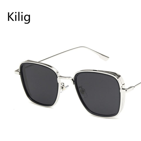 Kilig India sunglasses men's retro sunglasses steampunk models personality fashion glasses 9026 sunglasses