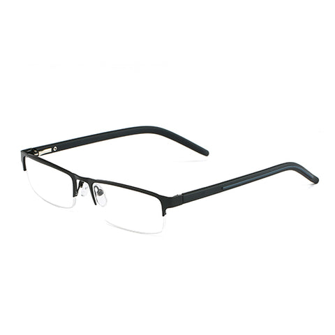Men's Reading Glasses +1 +1.5 for Sight Men Spectacles Gafas de Lectura Man Farsighted Spectacle Frames Women Half Rimless Z269