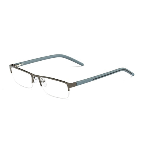 Men's Reading Glasses +1 +1.5 for Sight Men Spectacles Gafas de Lectura Man Farsighted Spectacle Frames Women Half Rimless Z269