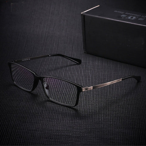 Glexal Men's Ultralight Reading Glasses  Anti Blue Rays Eyeglasses Presbyopia Glasses Eyeglasses Prescription+1.0 to +4.0