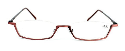 stainless steel Half frame Reading glasses slingshot Presbyopic glasses Men's Eyewear Frames  Prescription  Eyewear reading