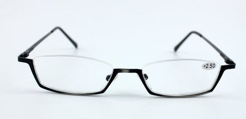stainless steel Half frame Reading glasses slingshot Presbyopic glasses Men's Eyewear Frames  Prescription  Eyewear reading