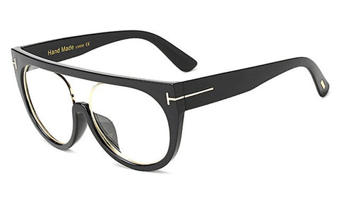 XYKGR fashion big frame black sunglasses retro women's brand design sexy cat eye sunglasses glasses unisex glasses UV400