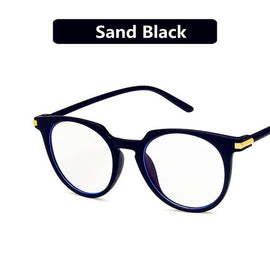 HJYBBSN Anti-blue Light Round Women's Reading Glasses Trendy Vintage Daily Eyeglasses Luxury Brand Designer Driver Eyeglasses