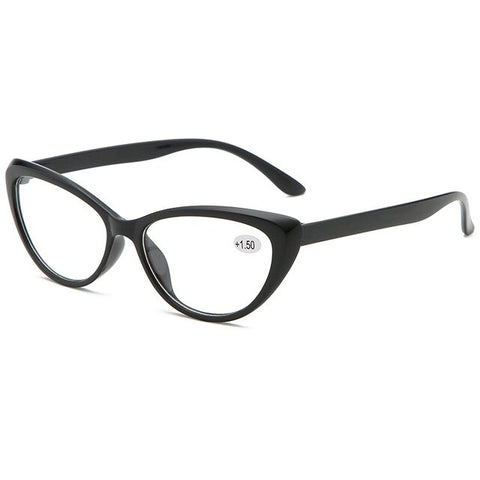 New Cat Eye Women's Reading Glasses Ultralight HD Magnifier Fashion Female Presbyopia Glasses Clear Diopter Reader +100 ~ 400