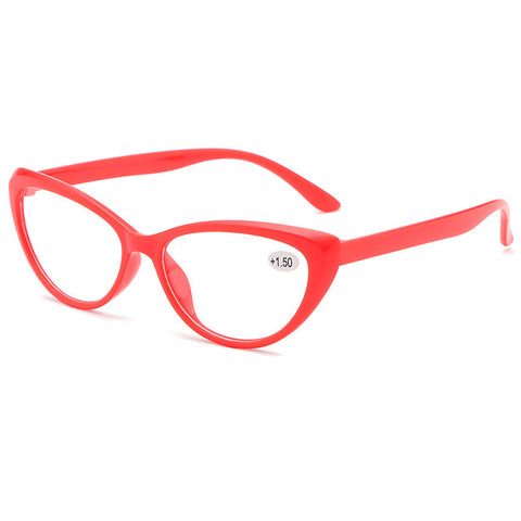 New Cat Eye Women's Reading Glasses Ultralight HD Magnifier Fashion Female Presbyopia Glasses Clear Diopter Reader +100 ~ 400