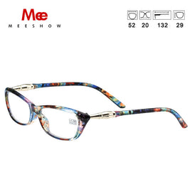Messhow 2019 Reading Glasses Women's Glasses With Diopter Metal Vintage Eye Glasses Cat Eye USA Presbyopia +1.0 +1.75 1679