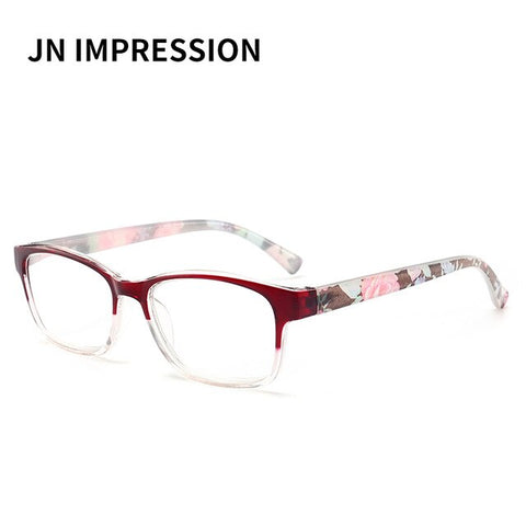 Fashion Women's Reading Glasses Men Ultra-light Material Reading Glasses Women Spectacles diopter 100/150/200/250/300/350/T18170