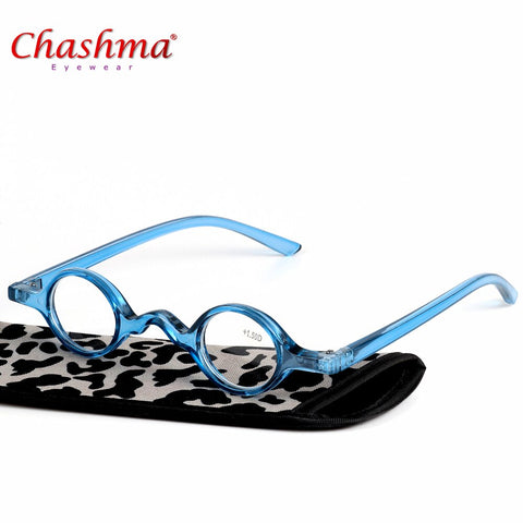 Mini Round Reading Glasses  men's and women's  diopter + 1.0 1.5 2.0 2.5 3.0
