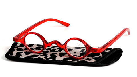 Mini Round Reading Glasses  men's and women's  diopter + 1.0 1.5 2.0 2.5 3.0