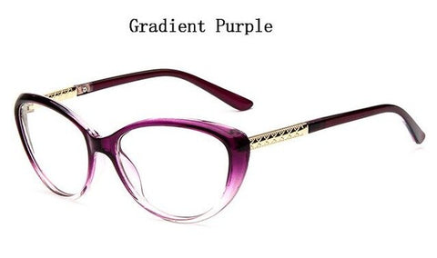 New Fashion Cat Eye Reading glasses for Women's Blue Light Blocking Glasses  presbyopia Spectacles