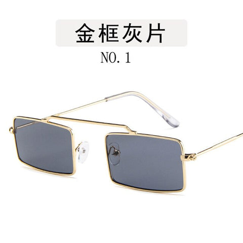 Fashion square metal eye glasses frame sunglasses for women's Driving polarized day and night Vision yellow uv protection