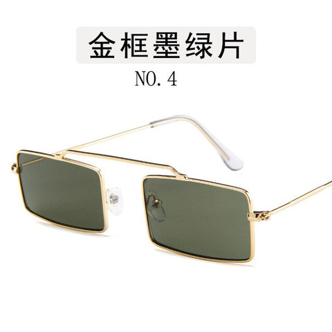 Fashion square metal eye glasses frame sunglasses for women's Driving polarized day and night Vision yellow uv protection