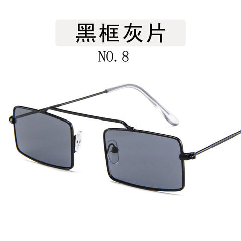 Fashion square metal eye glasses frame sunglasses for women's Driving polarized day and night Vision yellow uv protection