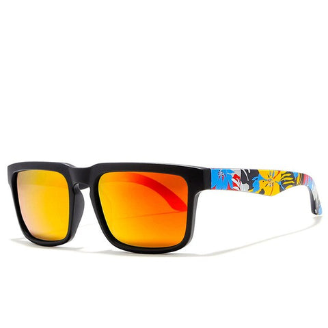 New Square Polarized Sunglasses European and American Colorful Glasses Men's Fashion Sports Sunglasses UV400