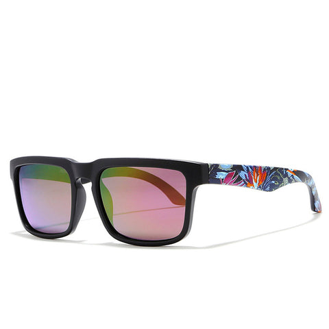 New Square Polarized Sunglasses European and American Colorful Glasses Men's Fashion Sports Sunglasses UV400