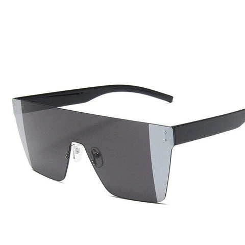 VKUES New Siamese Sunglasses Men's Pulling Wind Handsome Windproof Glasses Hot Colorful Color Plated Real Film Sunglasses