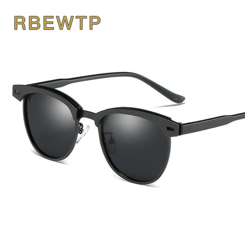RBEWTP Unisex Retro Vintage Men's Sunglasses Polarized Driving Sun Glasses oculos Male Eyewear Accessories For Men/women 0911