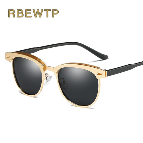 RBEWTP Unisex Retro Vintage Men's Sunglasses Polarized Driving Sun Glasses oculos Male Eyewear Accessories For Men/women 0911