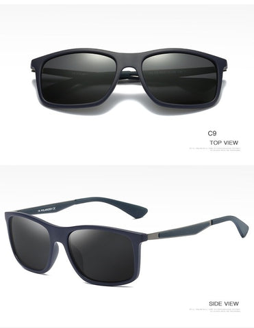 PERFE Men's Summer Casual TR Polarized Sunglasses Vintage Handsome Cosy Shades Sun Glasses For Male Eyewear Accessories UV400