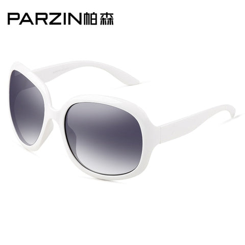 PARZIN Fashion Oversized Black 2019 Sunglasses Women Brand Designer Elegant Big Frame Women's Glasses UV400 Polarized With Case