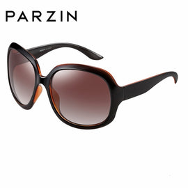 PARZIN Fashion Oversized Black 2019 Sunglasses Women Brand Designer Elegant Big Frame Women's Glasses UV400 Polarized With Case