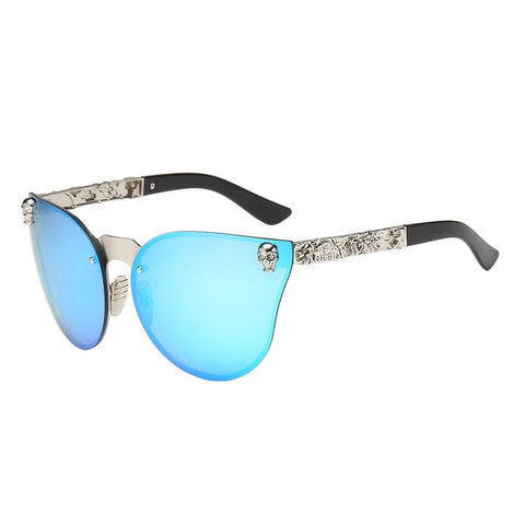 Fashion Women's Sunglasses Gothic Eyewear Cat Eye Sunglasses Women Glasses Chic Designer Female Shades oculos de sol feminino