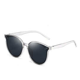 Women's UV Protection Sunglasses Ladies Fashion Big Frame Sun Glasses Women Brand Designer Sunglass Vintage Round Retro Eyewear
