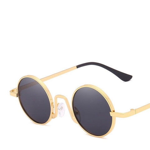 Xinfeite Sunglasses New Retro Small Metal Round Frame Color Coating Travel Summer Sun Glasses For Women X543