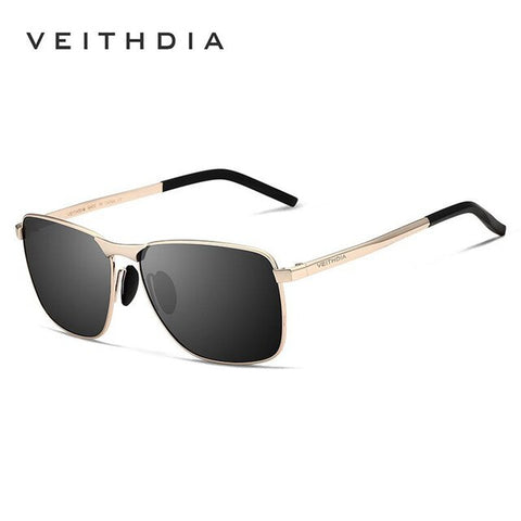Men's Vintage Square Sunglasses Polarized UV400 Lens Eyewear Accessories Male Sun Glasses For Men/Women