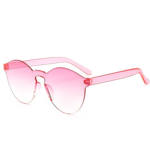 New Fashion Women Flat Sunglasses Luxury Brand Designer Sun glasses Eyewear Candy Color Mirror UV400 oculos de sol
