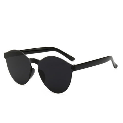 New Fashion Women Flat Sunglasses Luxury Brand Designer Sun glasses Eyewear Candy Color Mirror UV400 oculos de sol