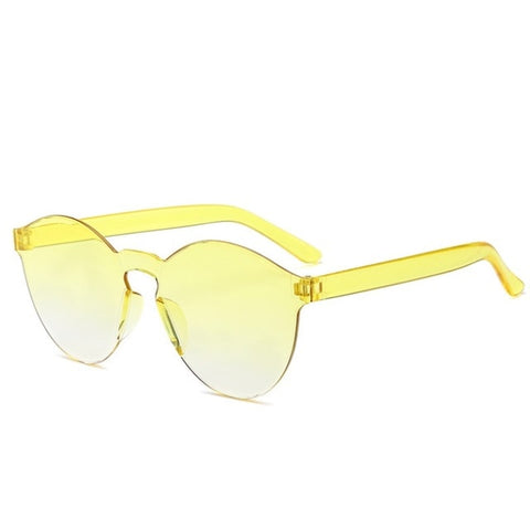 New Fashion Women Flat Sunglasses Luxury Brand Designer Sun glasses Eyewear Candy Color Mirror UV400 oculos de sol
