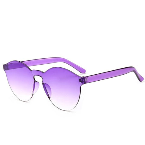New Fashion Women Flat Sunglasses Luxury Brand Designer Sun glasses Eyewear Candy Color Mirror UV400 oculos de sol