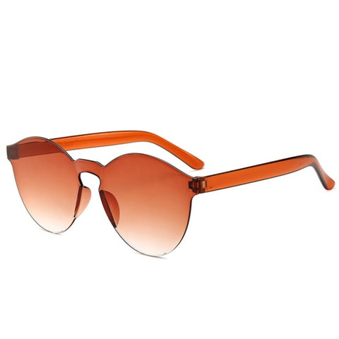 New Fashion Women Flat Sunglasses Luxury Brand Designer Sun glasses Eyewear Candy Color Mirror UV400 oculos de sol